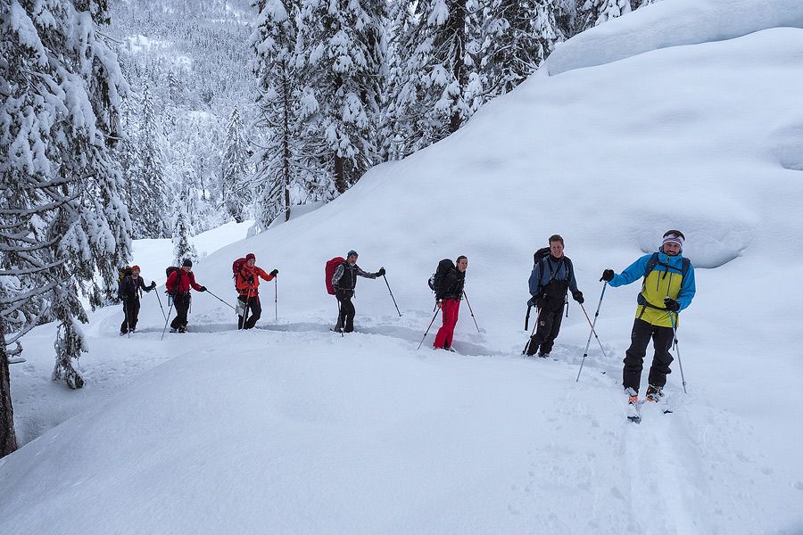 Skitur i fjellterreng