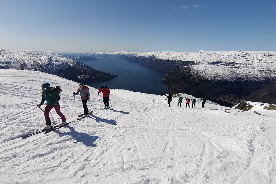 Skikøyring i Hardanger